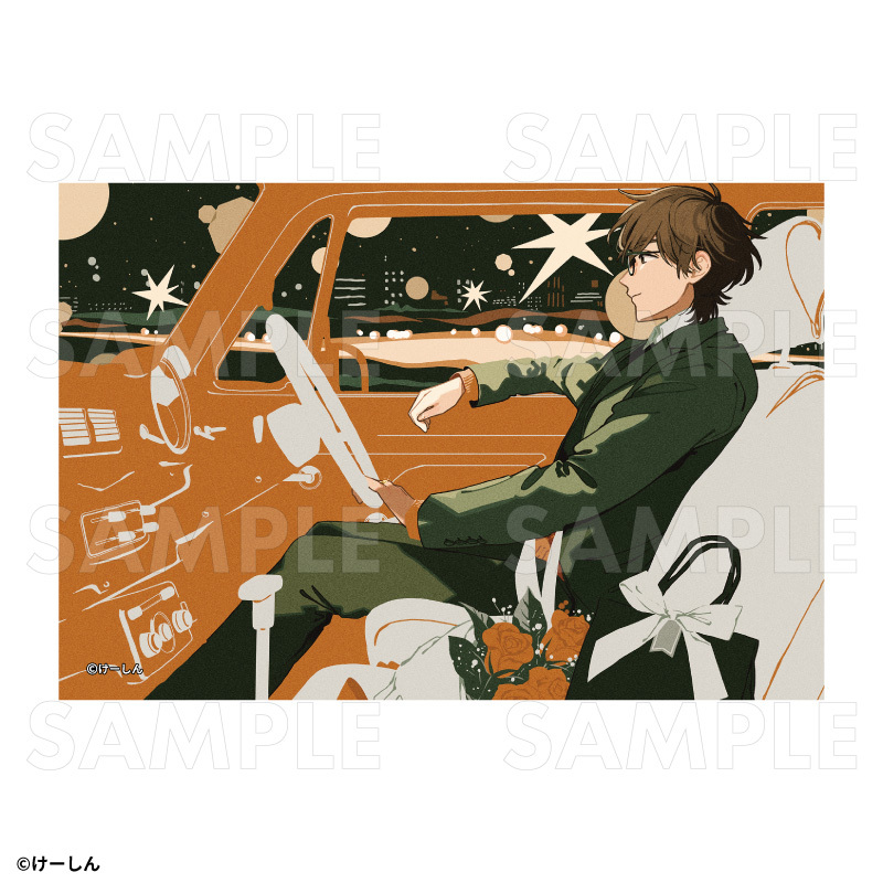 【2025年9月下旬発売】ポストカード(5枚セット)/けーしん画集発売記念グッズ(全1種)