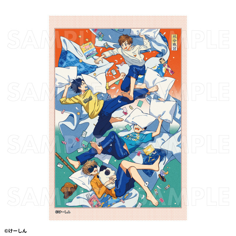 【2025年9月下旬発売】ポストカード(5枚セット)/けーしん画集発売記念グッズ(全1種)
