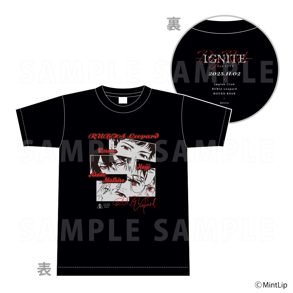【2025年10月下旬発送】DIG-ROCK Tシャツ -IGNITE- 全3種
