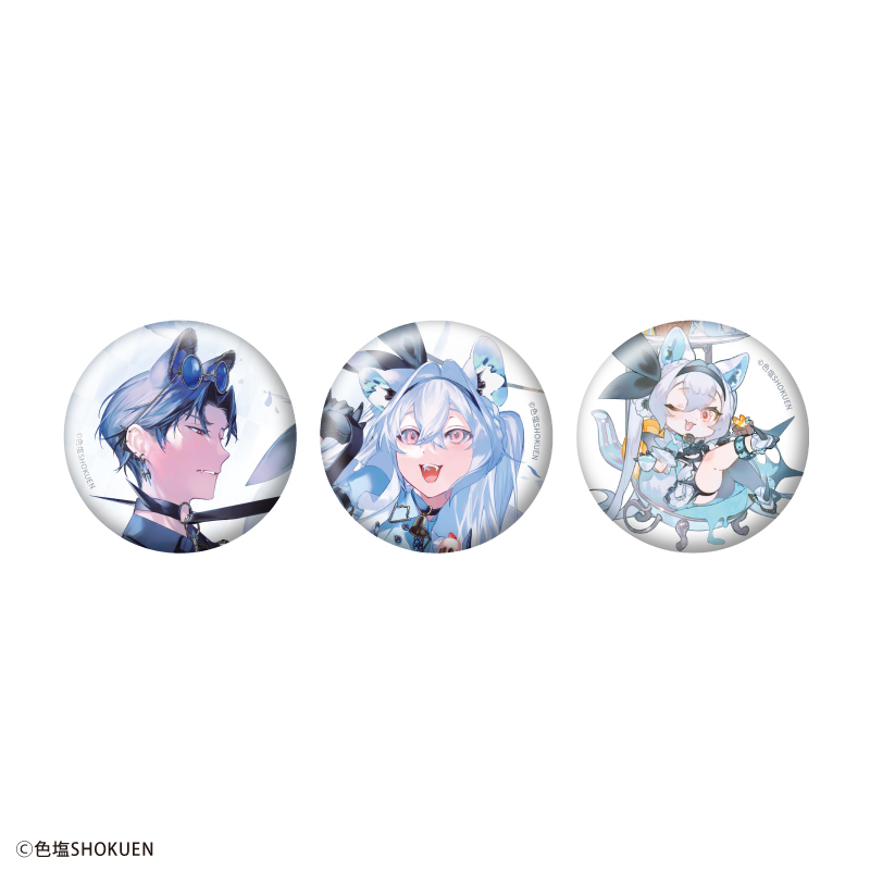 缶バッジ(3個セット）／色塩画集発売記念グッズ（全1種