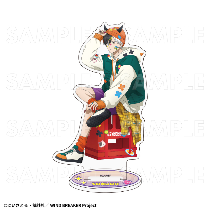 【2026年2月下旬発売】TVアニメ「WIND BREAKER」　アクリルスタンド【でびデコパーカー】（全6種）
