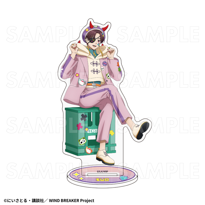 【2026年2月下旬発売】TVアニメ「WIND BREAKER」　アクリルスタンド【でびデコパーカー】（全6種）