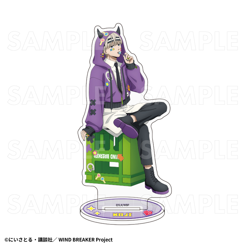 【2026年2月下旬発売】TVアニメ「WIND BREAKER」　アクリルスタンド【でびデコパーカー】（全6種）