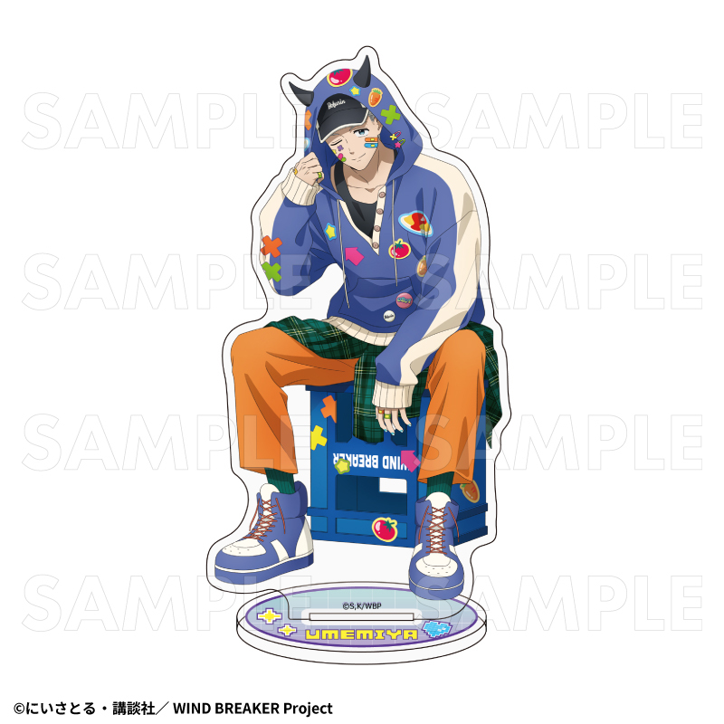 【2026年2月下旬発売】TVアニメ「WIND BREAKER」　アクリルスタンド【でびデコパーカー】（全6種）