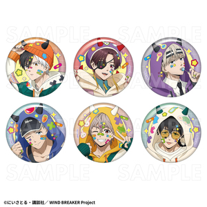 【2026年2月下旬発売】TVアニメ「WIND BREAKER」　トレーディング缶バッジ【でびデコパーカー】（全6種）