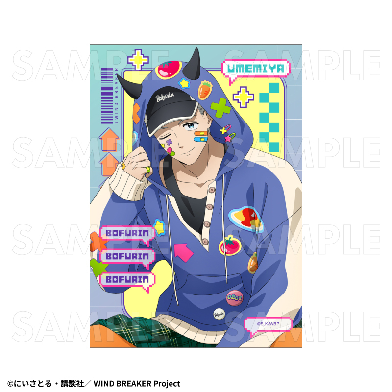 【2026年2月下旬発売】TVアニメ「WIND BREAKER」　トレーディングブロマイド【でびデコパーカー】（全6種）