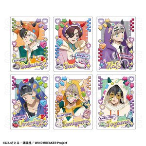 【2026年2月下旬発売】TVアニメ「WIND BREAKER」　トレーディングアクリルカード【でびデコパーカー】（全6種）