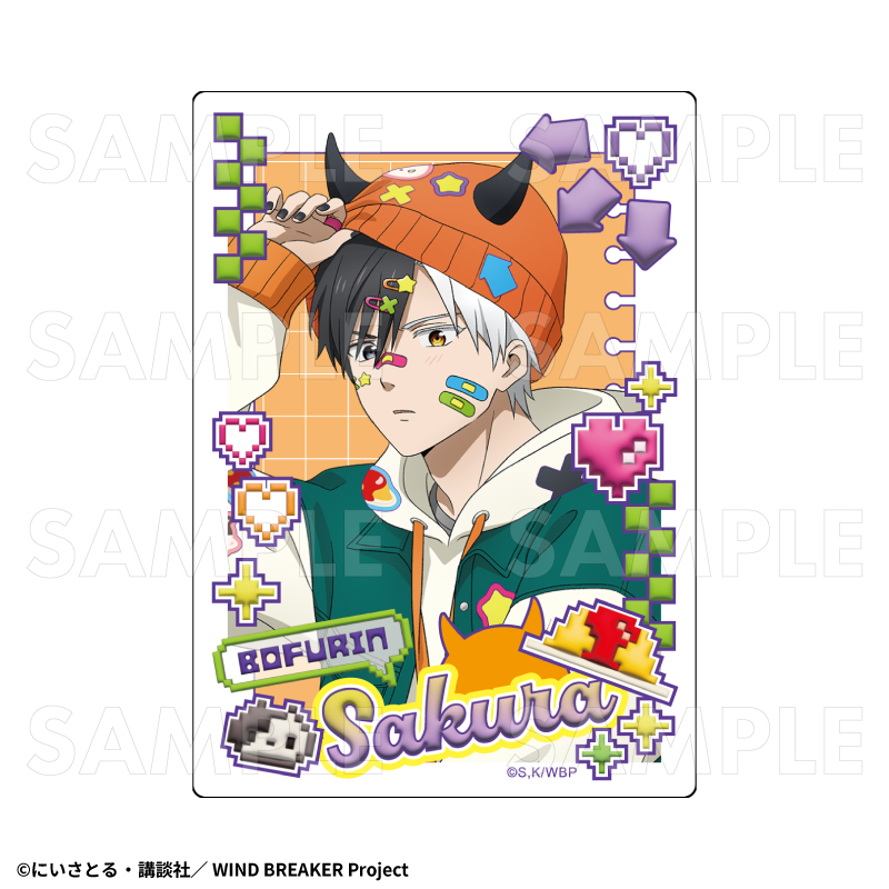 【2026年2月下旬発売】TVアニメ「WIND BREAKER」　トレーディングアクリルカード【でびデコパーカー】（全6種）