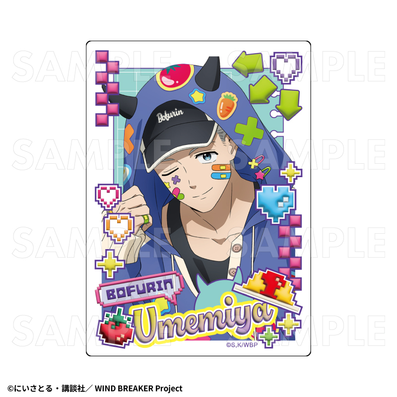 【2026年2月下旬発売】TVアニメ「WIND BREAKER」　トレーディングアクリルカード【でびデコパーカー】（全6種）