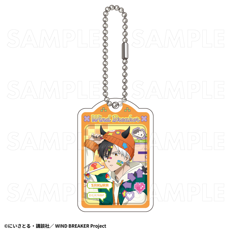 【2026年2月下旬発売】TVアニメ「WIND BREAKER」　アクリルキーホルダー【でびデコパーカー】（全6種）