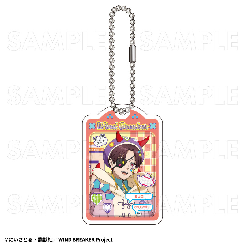 【2026年2月下旬発売】TVアニメ「WIND BREAKER」　アクリルキーホルダー【でびデコパーカー】（全6種）