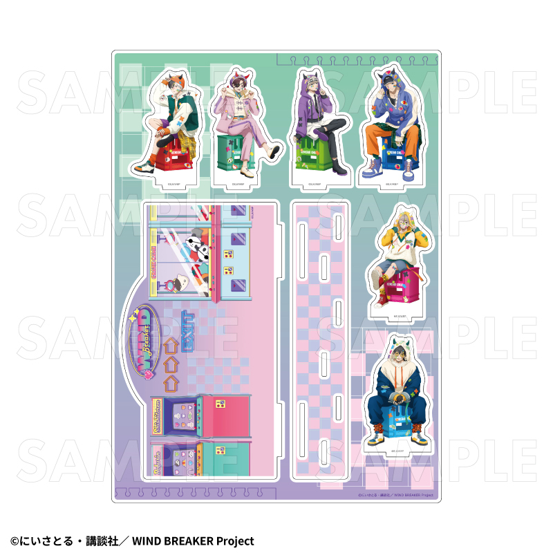 【2026年2月下旬発売】TVアニメ「WIND BREAKER」　アクリルジオラマ【でびデコパーカー】（全1種）