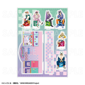 【2026年2月下旬発売】TVアニメ「WIND BREAKER」　アクリルジオラマ【でびデコパーカー】（全1種）