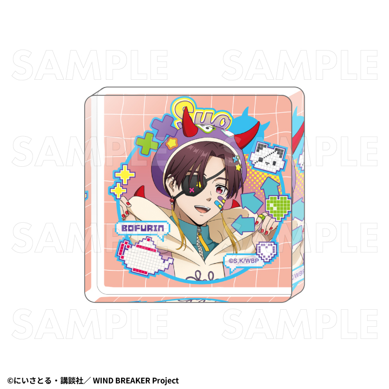 【2026年2月下旬発売】TVアニメ「WIND BREAKER」　ミニアクリルブロック【でびデコパーカー】（全6種）