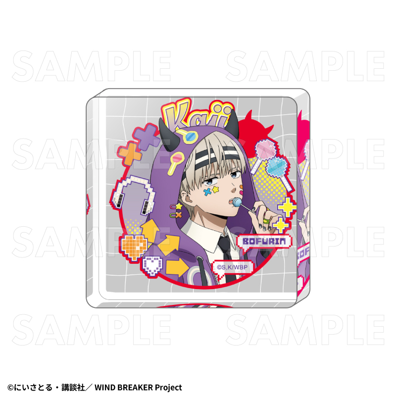 【2026年2月下旬発売】TVアニメ「WIND BREAKER」　ミニアクリルブロック【でびデコパーカー】（全6種）