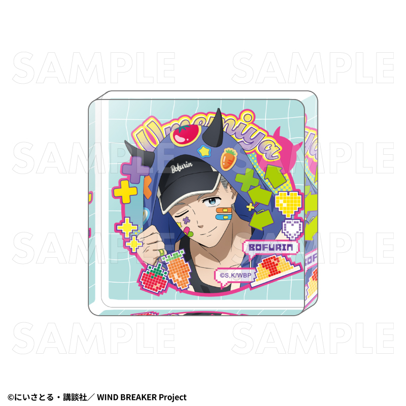 【2026年2月下旬発売】TVアニメ「WIND BREAKER」　ミニアクリルブロック【でびデコパーカー】（全6種）