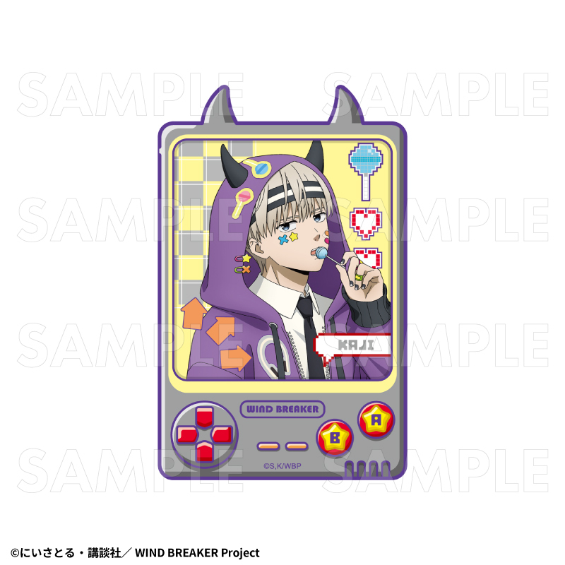 【2026年2月下旬発売】TVアニメ「WIND BREAKER」　ステッカーセット【でびデコパーカー】（全1種）