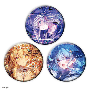 2026年1月下旬発売】缶バッジ3種セット／Noyu画集発売記念グッズ（全1