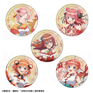 【2026年3月下旬発売】五等分の花嫁＊　76mmグリッター缶バッジ　金魚絢爛 Ａ（全5種）