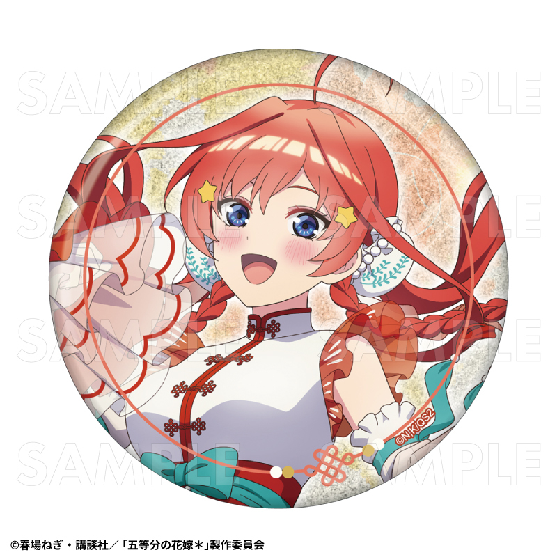 【2026年3月下旬発売】五等分の花嫁* 76mmグリッター缶バッジ 金魚絢爛 A(全5種)
