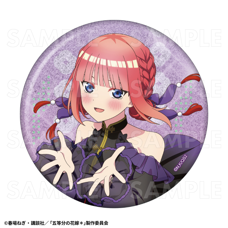 【2026年3月下旬発売】五等分の花嫁＊　76mmグリッター缶バッジ　金魚絢爛 Ｂ（全5種）