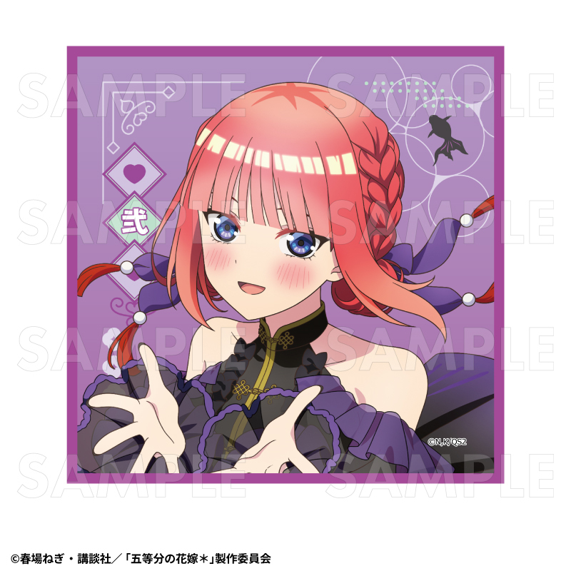 【2026年3月下旬発売】五等分の花嫁＊　ミニタオル　金魚絢爛 Ｂ（全5種）