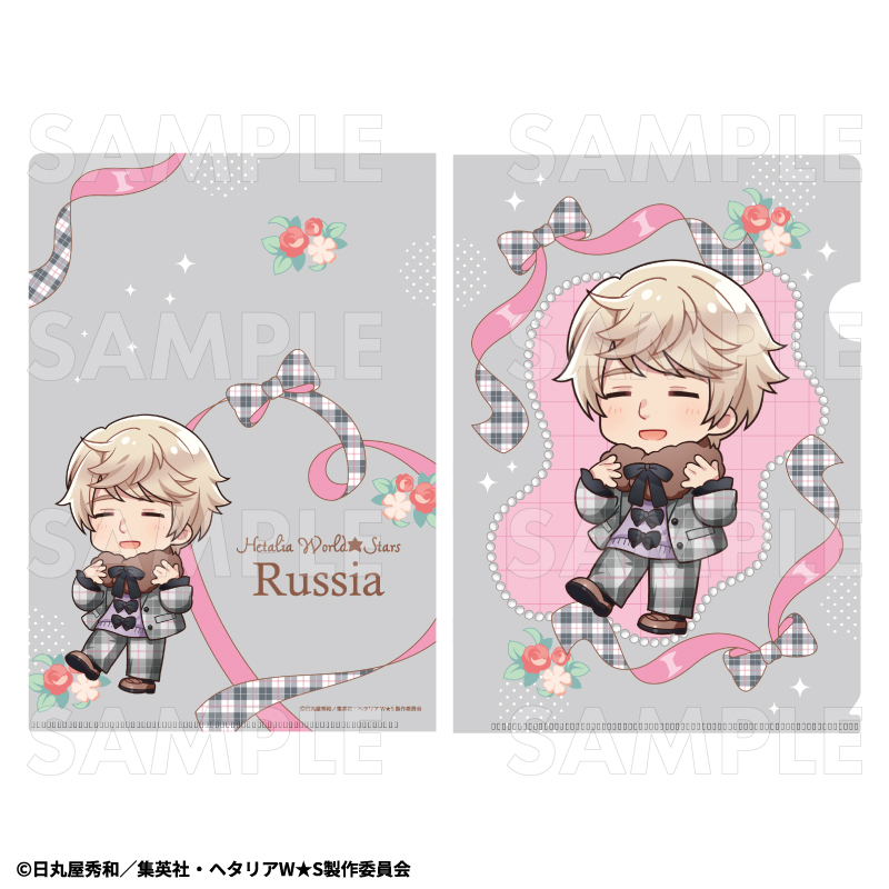【2026年3月下旬発売】アニメ「ヘタリア World★Stars」 トレーディングA5クリアファイル　バレエコアStyle（全8種）