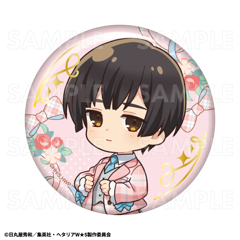 【2026年3月下旬発売】アニメ「ヘタリア World★Stars」 トレーディング箔押し缶バッジ　バレエコアStyle（全8種）