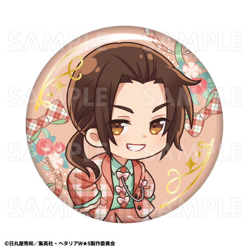 【2026年3月下旬発売】アニメ「ヘタリア World★Stars」 トレーディング箔押し缶バッジ　バレエコアStyle（全8種）