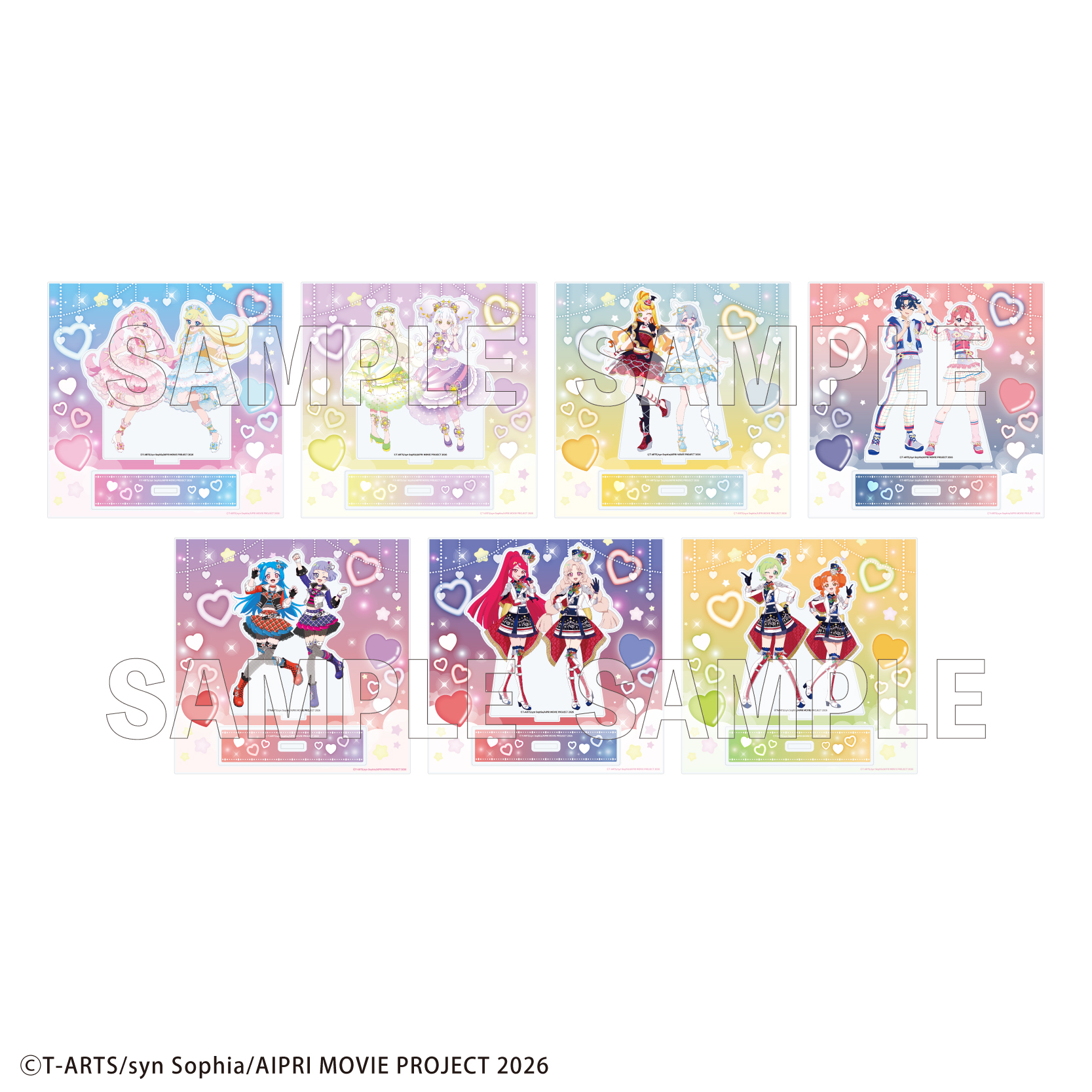 【2026年3月下旬発売】映画ひみつのアイプリ まんかいバズリウムライブ！　アクリルスタンド（全7種）