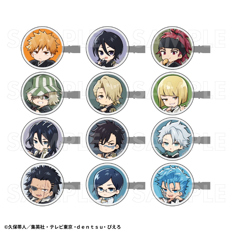 【2026年4月下旬発売】TVアニメ『BLEACH 千年血戦篇』ちゃぽんっ！　おかおヘアクリップ（全12種）