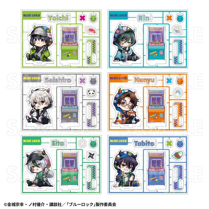 【2026年5月下旬発売】TVアニメ『ブルーロック』 アクリルスタンド でびデコパーカー ちびキャラver.(全12種)
