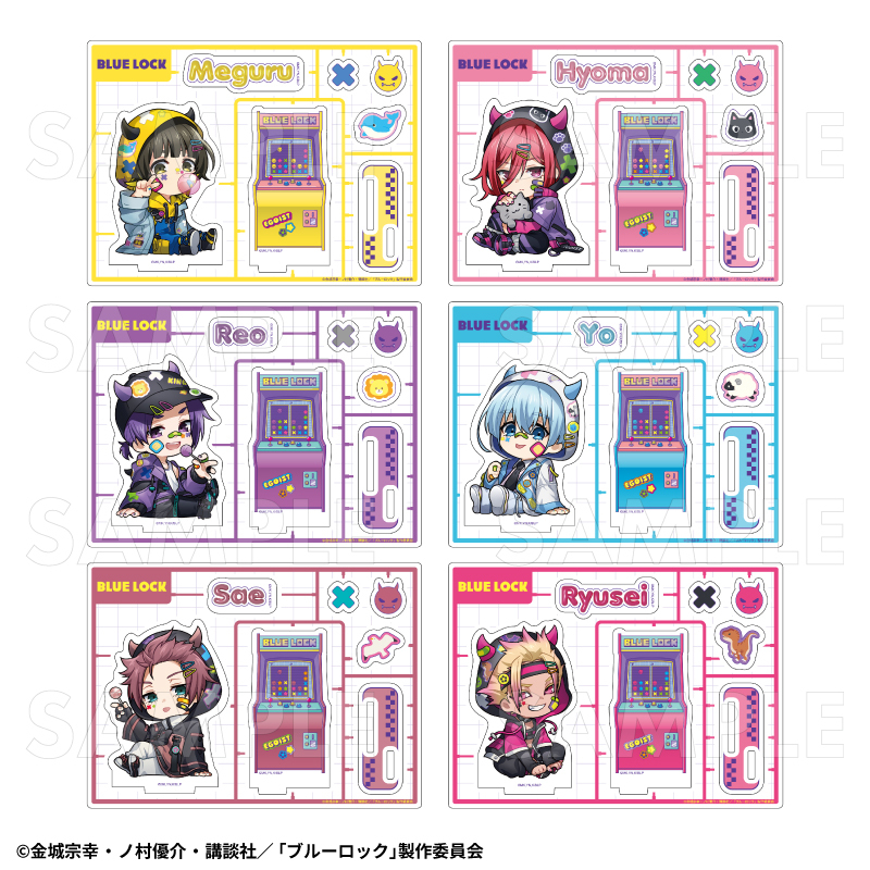 【2026年5月下旬発売】TVアニメ『ブルーロック』 アクリルスタンド でびデコパーカー ちびキャラver.(全12種)