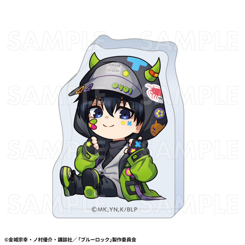 【2026年5月下旬発売】TVアニメ『ブルーロック』 アクリルブロック でびデコパーカー ちびキャラver.(全12種)