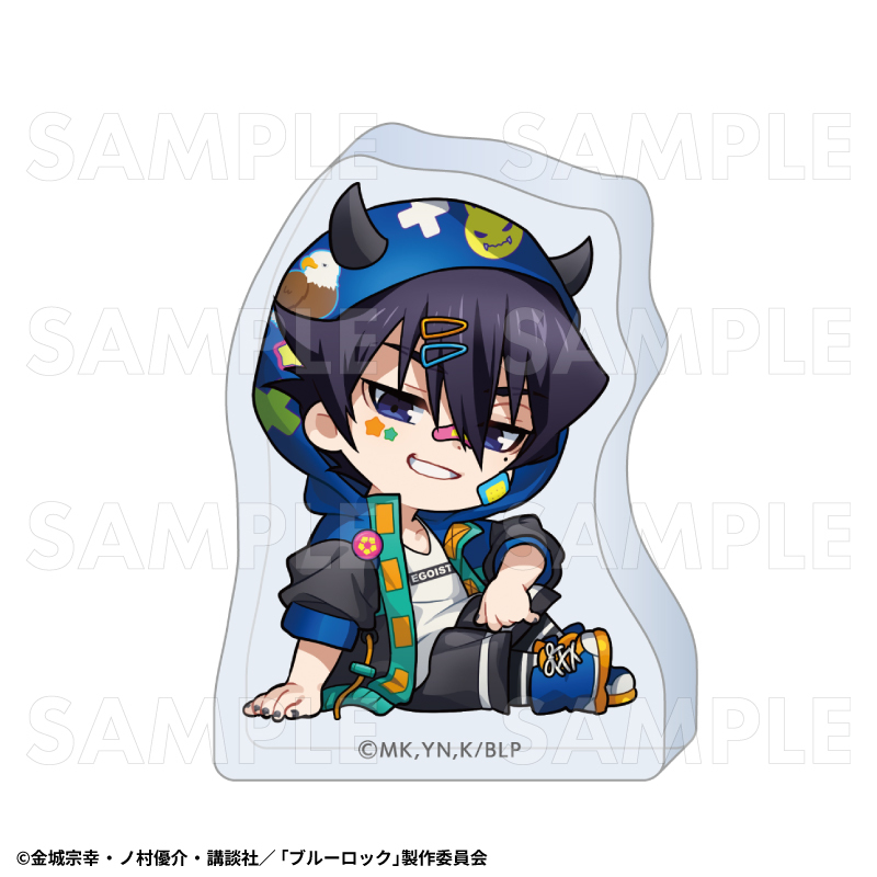 【2026年5月下旬発売】TVアニメ『ブルーロック』 アクリルブロック でびデコパーカー ちびキャラver.(全12種)