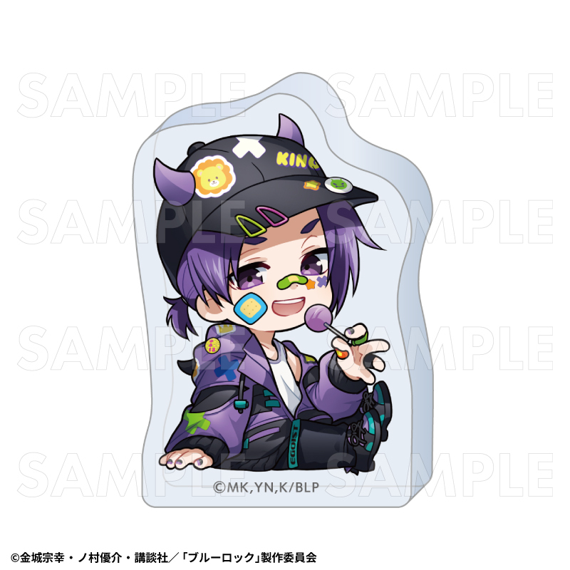 【2026年5月下旬発売】TVアニメ『ブルーロック』 アクリルブロック でびデコパーカー ちびキャラver.(全12種)