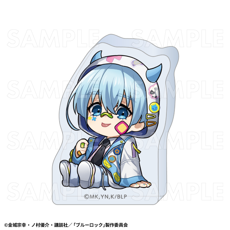 【2026年5月下旬発売】TVアニメ『ブルーロック』 アクリルブロック でびデコパーカー ちびキャラver.(全12種)