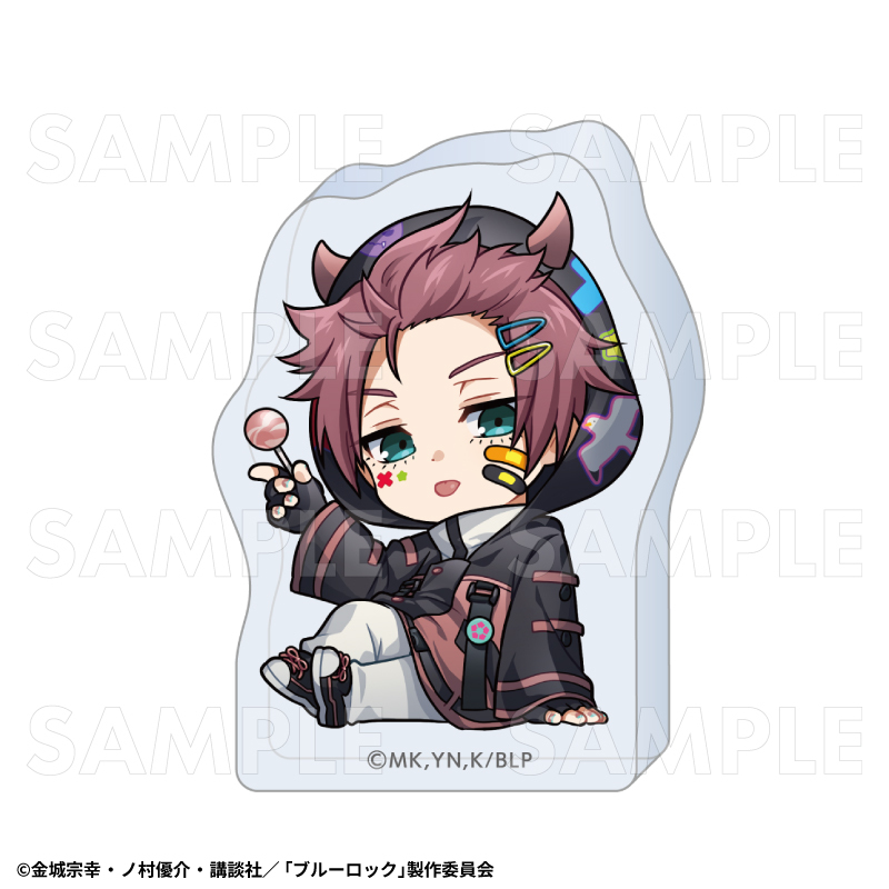 【2026年5月下旬発売】TVアニメ『ブルーロック』 アクリルブロック でびデコパーカー ちびキャラver.(全12種)