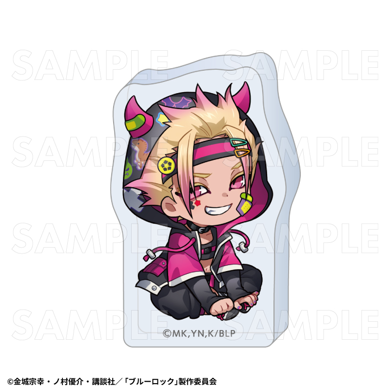 【2026年5月下旬発売】TVアニメ『ブルーロック』 アクリルブロック でびデコパーカー ちびキャラver.(全12種)
