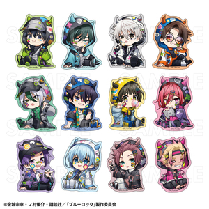 【2026年5月下旬発売】TVアニメ『ブルーロック』　ダイカットステッカー　でびデコパーカー ちびキャラver.（全12種）