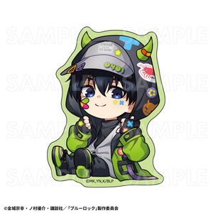 【2026年5月下旬発売】TVアニメ『ブルーロック』　ダイカットステッカー　でびデコパーカー ちびキャラver.（全12種）