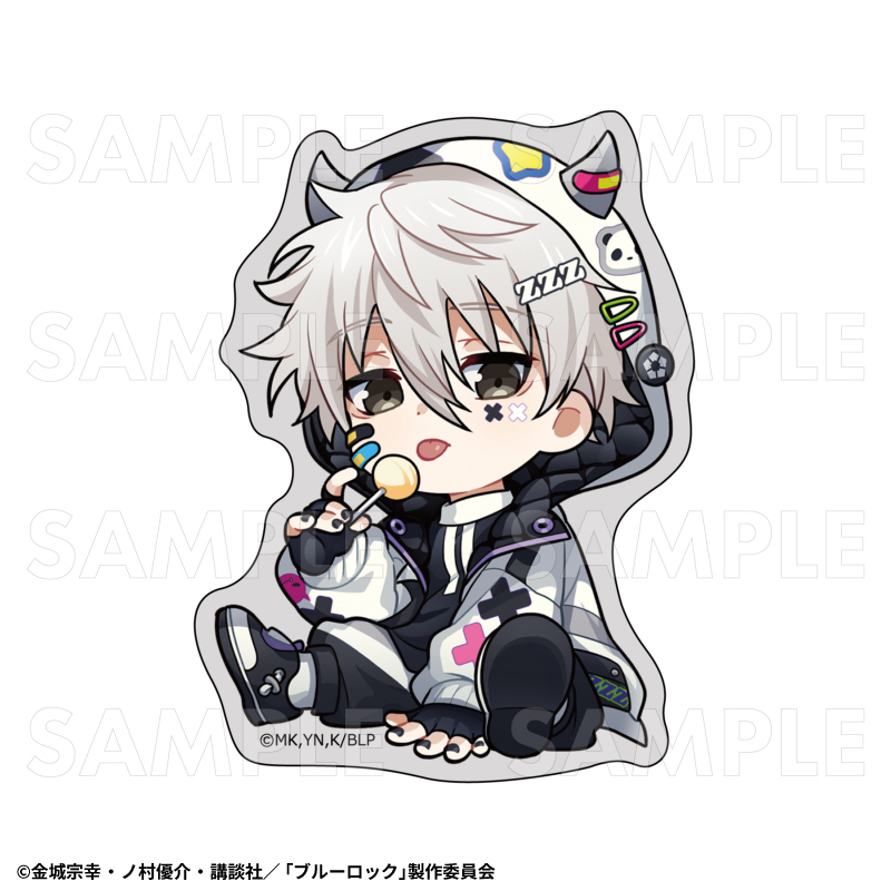 【2026年5月下旬発売】TVアニメ『ブルーロック』 ダイカットステッカー でびデコパーカー ちびキャラver.(全12種)