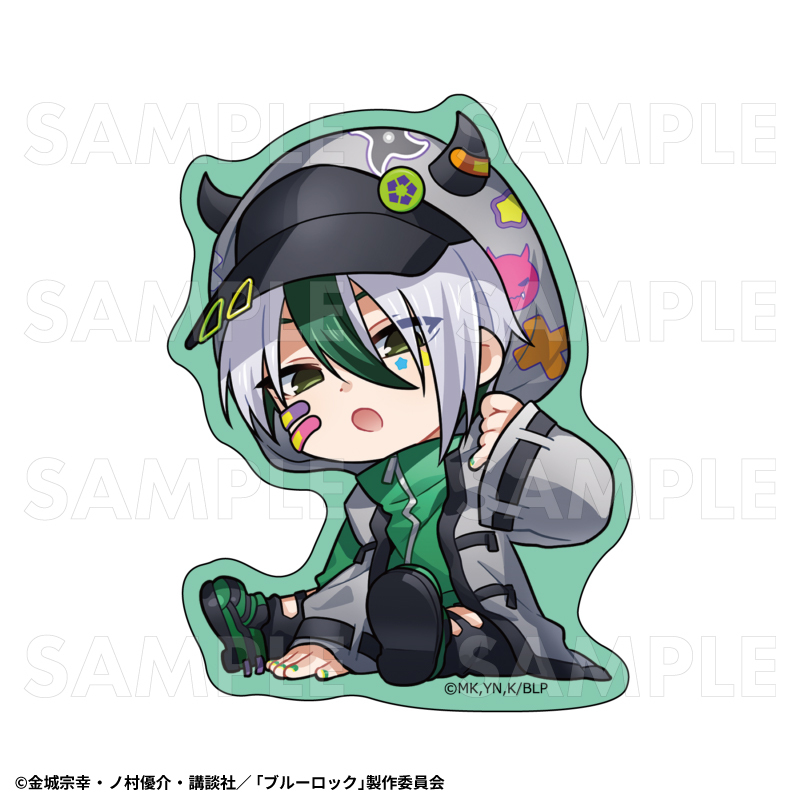 【2026年5月下旬発売】TVアニメ『ブルーロック』 ダイカットステッカー でびデコパーカー ちびキャラver.(全12種)