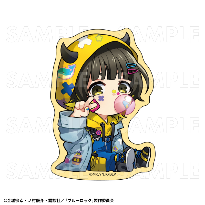 【2026年5月下旬発売】TVアニメ『ブルーロック』 ダイカットステッカー でびデコパーカー ちびキャラver.(全12種)
