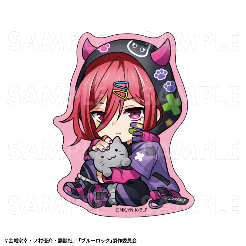 【2026年5月下旬発売】TVアニメ『ブルーロック』 ダイカットステッカー でびデコパーカー ちびキャラver.(全12種)