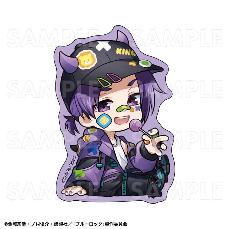 【2026年5月下旬発売】TVアニメ『ブルーロック』 ダイカットステッカー でびデコパーカー ちびキャラver.(全12種)