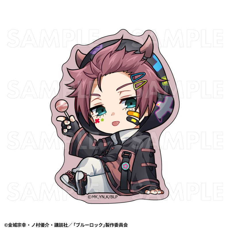 【2026年5月下旬発売】TVアニメ『ブルーロック』 ダイカットステッカー でびデコパーカー ちびキャラver.(全12種)