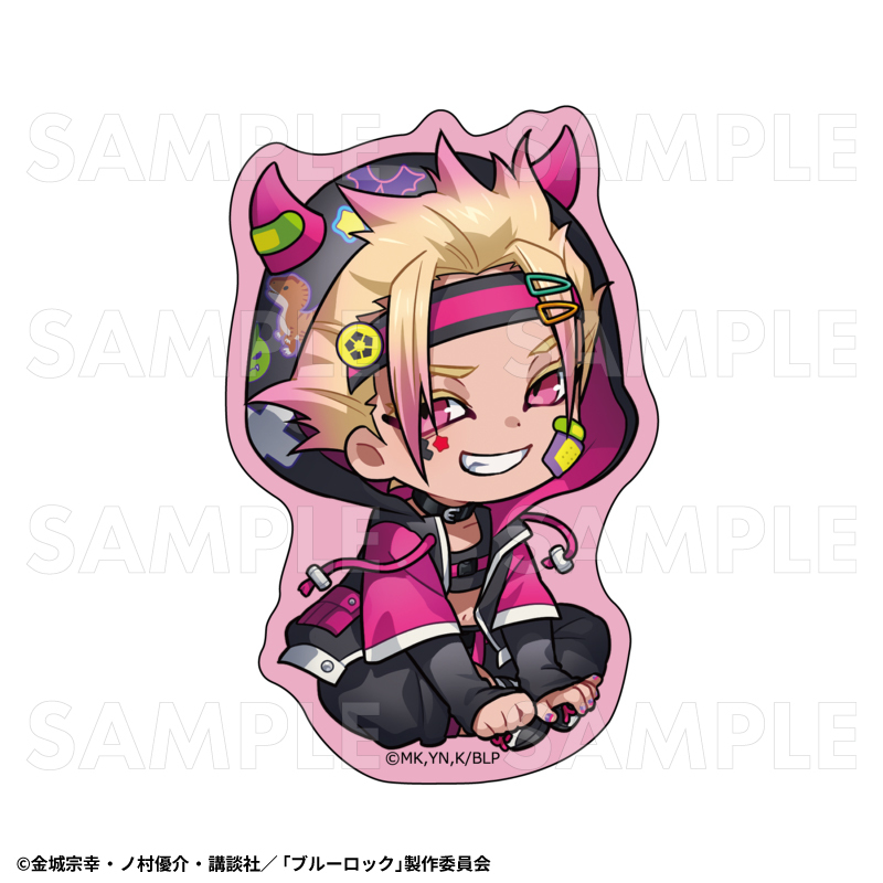 【2026年5月下旬発売】TVアニメ『ブルーロック』 ダイカットステッカー でびデコパーカー ちびキャラver.(全12種)