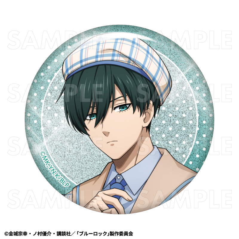 【2026年8月下旬発売】TVアニメ『ブルーロック』　トレーディンググリッター缶バッジ　チェックセーラーStyle（全7種）