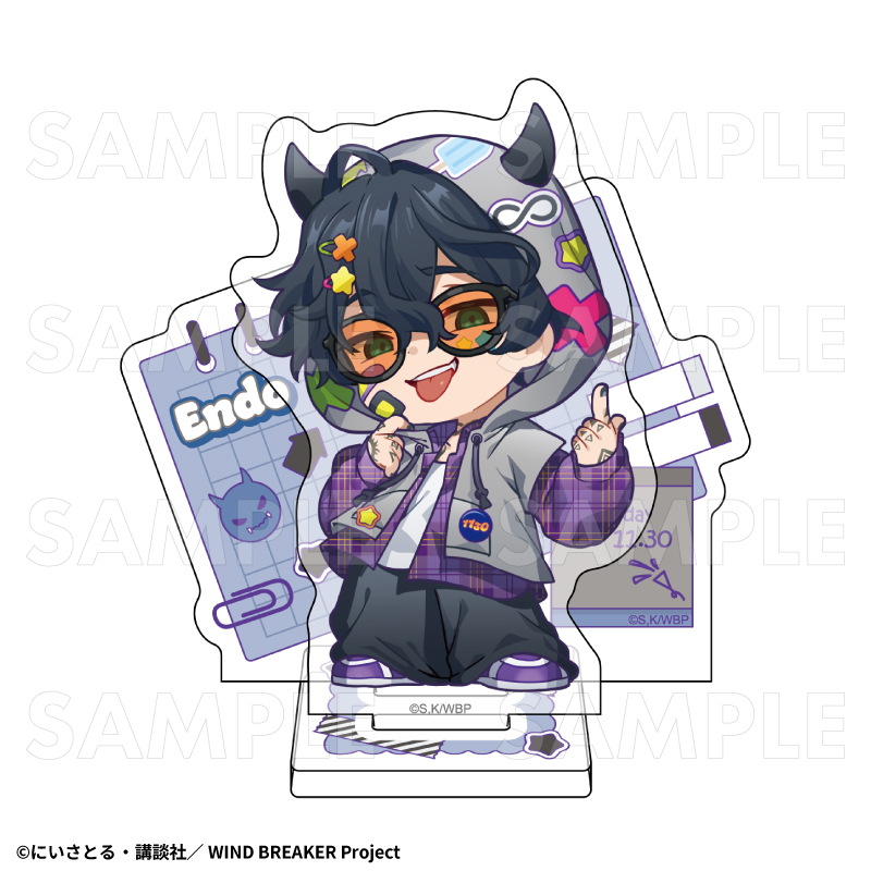 【2026年8月下旬発売】TVアニメ「WIND BREAKER」【でびデコパーカー】ちびキャラver. アクリルスタンド(全11種)